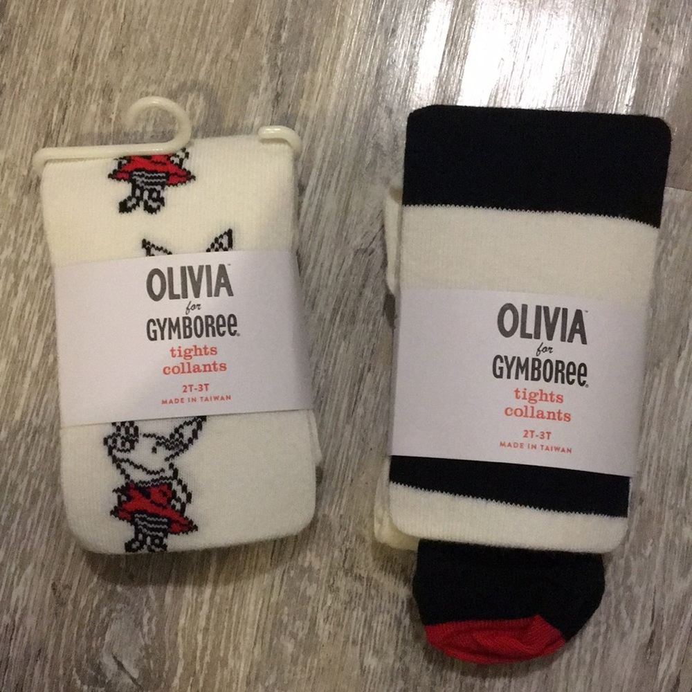 Set of 2 Olivia for Gymboree Tights NEW 2T-3T